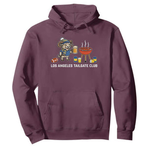 Funny Los Angeles Tailgate Club Hoodie Game Day BBQ Ram Fan TS12 Maroon Print Your Wear
