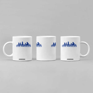 Vintage Los Angeles Skyline Ram Fan Coffee Mug Football Lover Gift TS12 Print Your Wear