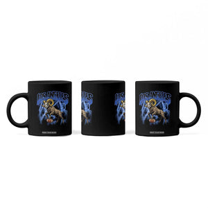 Gothic Lightning Ram Skull Coffee Mug Game Day Sports Fan Gift TS12 Print Your Wear