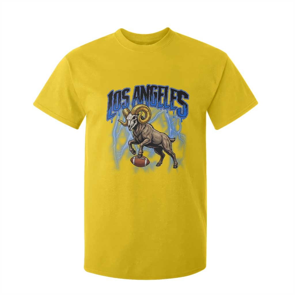 Gothic Lightning Ram Skull T Shirt For Kid Game Day Sports Fan Gift TS12 Daisy Print Your Wear