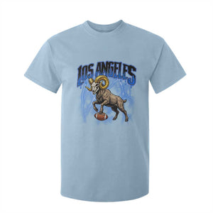 Gothic Lightning Ram Skull T Shirt For Kid Game Day Sports Fan Gift TS12 Light Blue Print Your Wear
