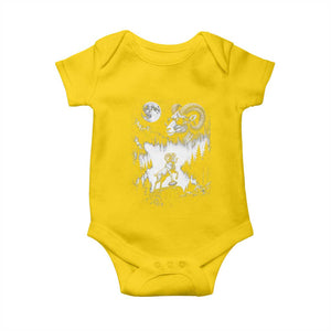 Cool Ram Wearing Sunglasses Moon Nature Vintage Graphic Baby Onesie TS12 Daisy Print Your Wear