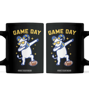Funny Dabbing Ram Coffee Mug Los Angeles Sports Fan Gift TS12 Black Print Your Wear