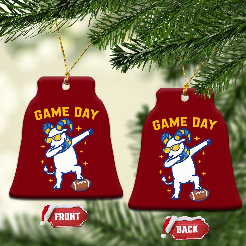 Funny Dabbing Ram Ceramic Ornament Los Angeles Sports Fan Gift TS12 Print Your Wear