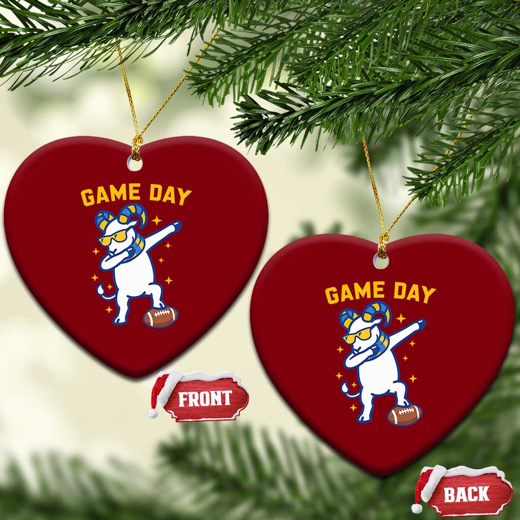 Funny Dabbing Ram Ceramic Ornament Los Angeles Sports Fan Gift TS12 Print Your Wear