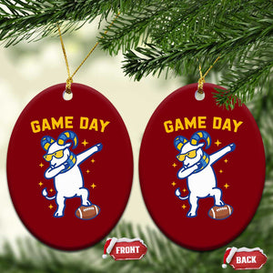 Funny Dabbing Ram Ceramic Ornament Los Angeles Sports Fan Gift TS12 Print Your Wear