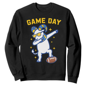 Funny Dabbing Ram Sweatshirt Los Angeles Sports Fan Gift TS12 Black Print Your Wear