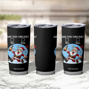 Funny Christmas Drinking Tumbler Cup Are you Drunk Santa TS12 Print Your Wear