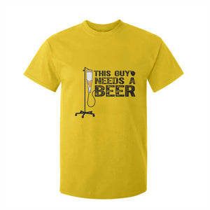 Funny Drinking Lover T Shirt For Kid This Guy Needs A Beer TS12 Daisy Print Your Wear