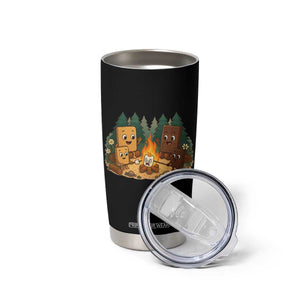 Funny Smores Camping Tumbler Cup Marshmallow Chocolate Fire TS12 Print Your Wear
