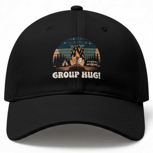 Funny Smores Camping Baseball Cap Group Hug TS12 Print Your Wear