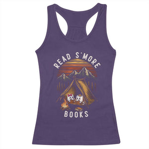 Book Lover Gift Racerback Tank Top Read Smore Books Camping Humor TS12 Purple Print Your Wear