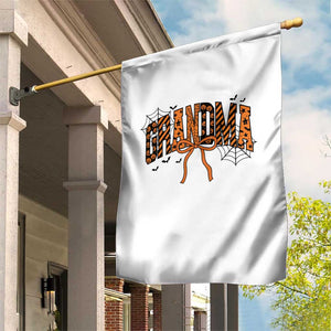 Halloween Grandma Garden Flag Funny Spooky Coquette Bow Autumn Party Gift