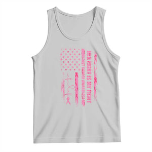 Patriotic Breast Cancer Support Warrior Gift Tank Top Her Fight My Fight