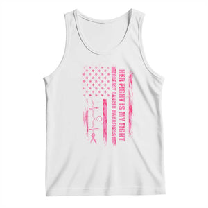 Patriotic Breast Cancer Support Warrior Gift Tank Top Her Fight My Fight