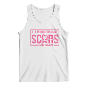 Breast Cancer Fighter Support Tank Top All Warriors Have Scars