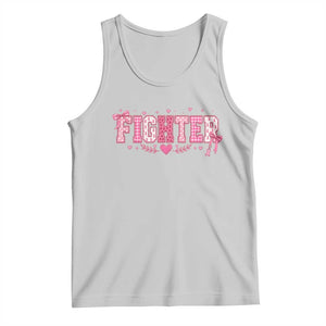 Breast Cancer Fighter Support Tank Top Pink Coquette Bow Ribbon Strength
