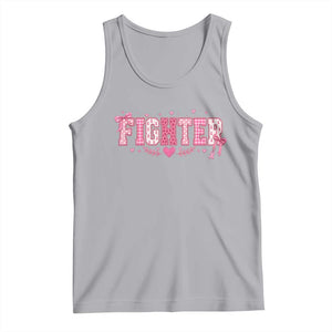 Breast Cancer Fighter Support Tank Top Pink Coquette Bow Ribbon Strength