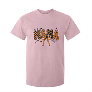 Halloween Mama T Shirt For Kid Funny Spooky Coquette Bow Autumn Party