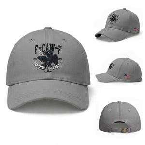 F Caw F Baseball Cap Baby Boomer University Funny Gift TS12 Baseball Cap Universal Fit Sport Gray Print Your Wear
