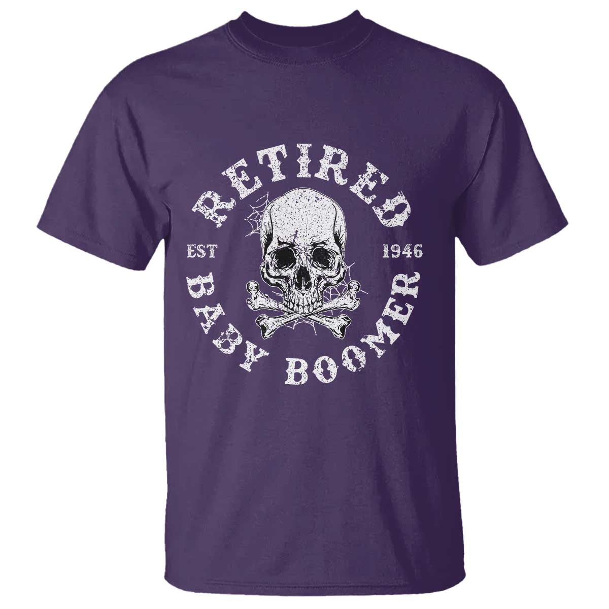 Funny Baby Boomer Retirement T Shirt Gift For Generation TS12 Purple Print Your Wear