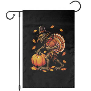 Thanksgiving Goblin Turkey Thief Garden Flag Funny Dark Fantasy Holiday