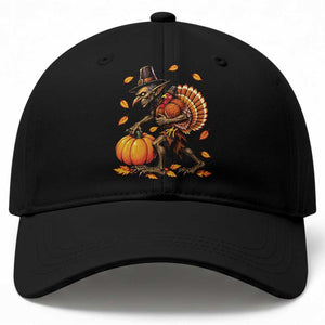 Thanksgiving Goblin Turkey Thief Baseball Cap Funny Dark Fantasy Holiday