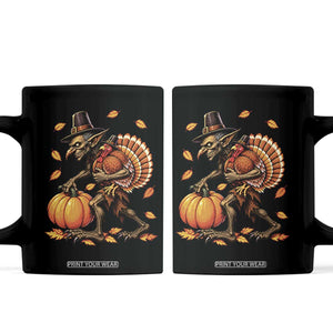 Thanksgiving Goblin Turkey Thief Coffee Mug Funny Dark Fantasy Holiday