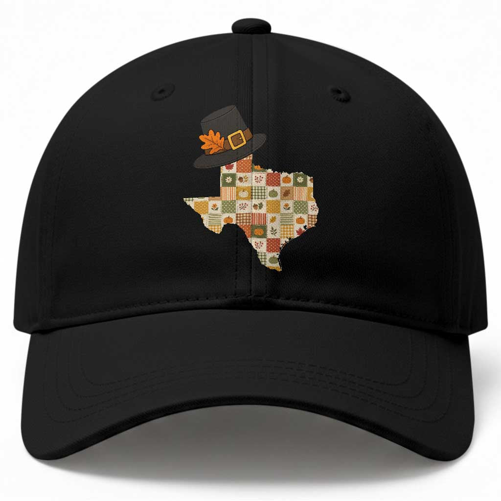 Texas Thanksgiving Pilgrim Hat Baseball Cap Autumn Harvest Vintage Gift