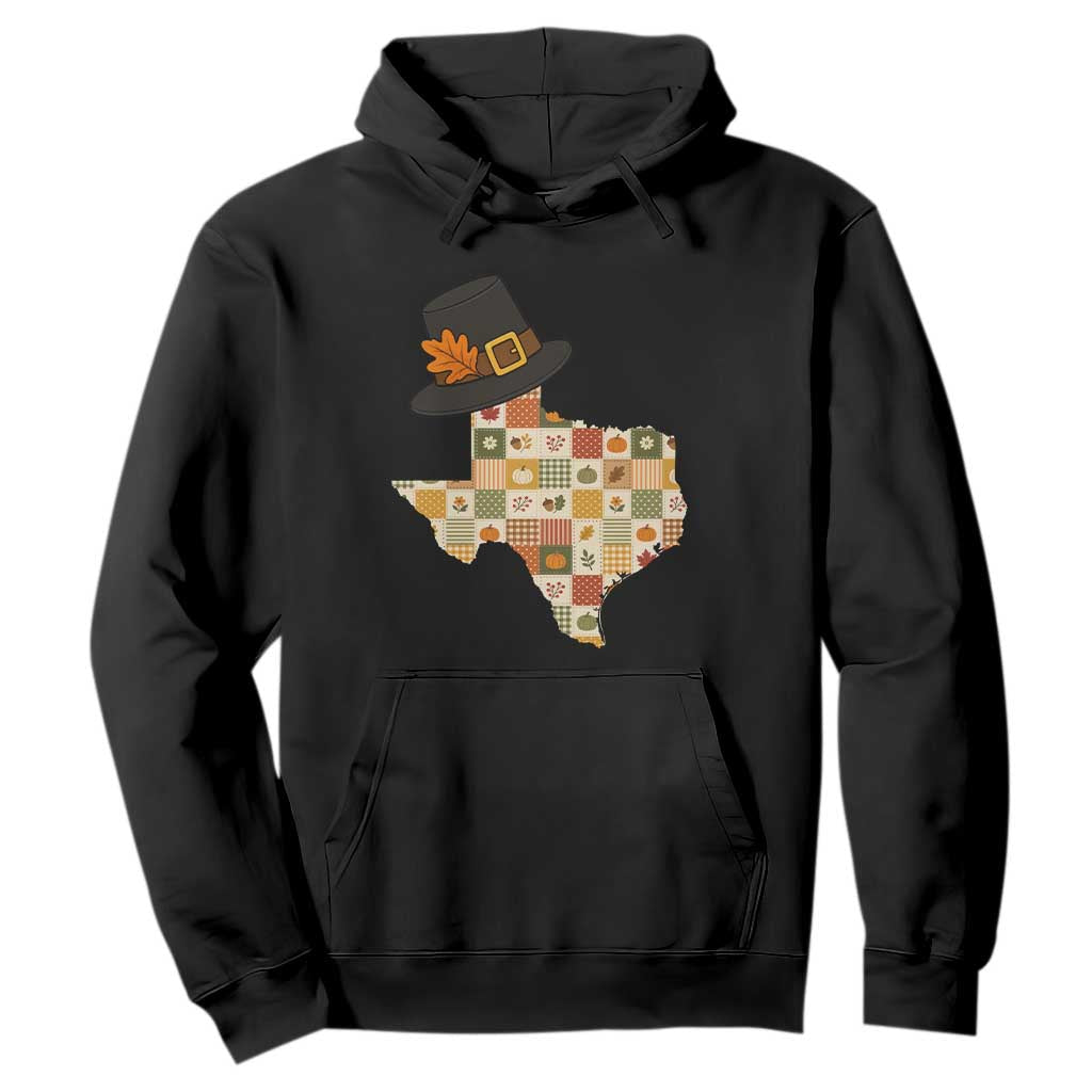 Texas Thanksgiving Pilgrim Hat Hoodie Autumn Harvest Vintage Gift