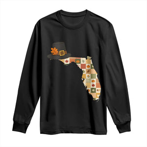 Florida Thanksgiving Pilgrim Hat Long Sleeve Shirt Autumn Harvest Vintage Gift