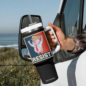 Funny Freedom Pig Resistance Movement Political Satire Meme Gift Tumbler With Handle TS12 Print Your Wear
