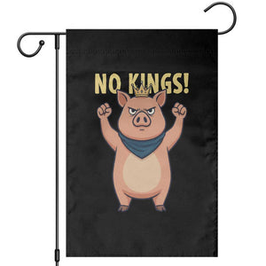 No Kings Pig Garden Flag Resistance Movement Anti Authoritarian Gift TS12 Black Print Your Wear