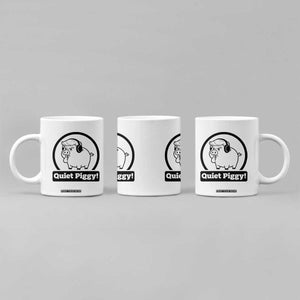Funny Quiet Quiet Piggy Meme Coffee Mug Anti Fascist Political Parody Gift TS12 Print Your Wear
