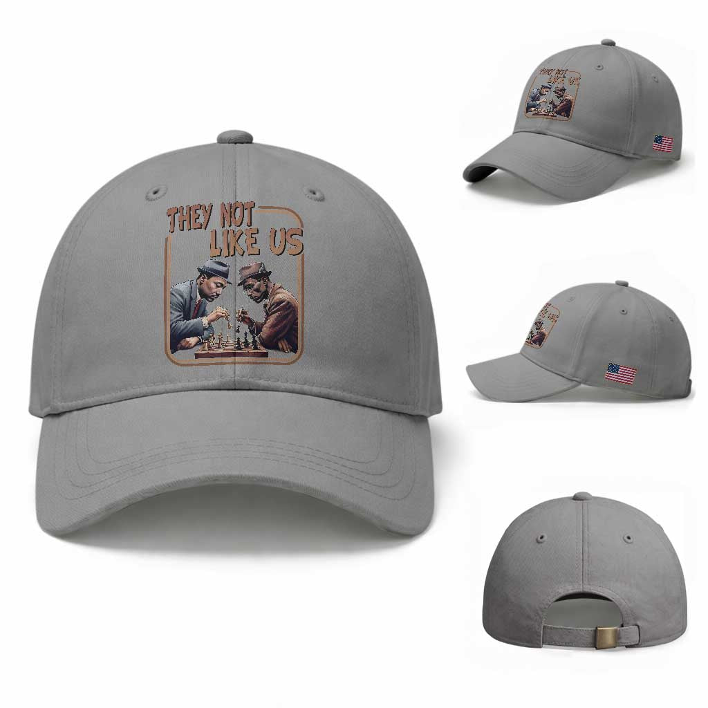 MLK And Malcolm X Baseball Cap They Not Like Us Revolutionary Leaders TS12 Baseball Cap Universal Fit Sport Gray Print Your Wear