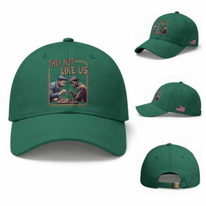 MLK And Malcolm X Baseball Cap They Not Like Us Revolutionary Leaders TS12 Baseball Cap Universal Fit Irish Green Print Your Wear