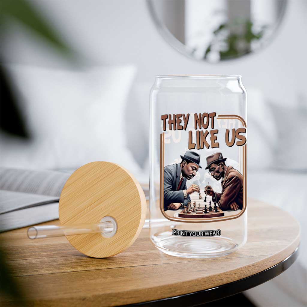 MLK And Malcolm X Glass Can They Not Like Us Revolutionary Leaders TS12 Print Your Wear