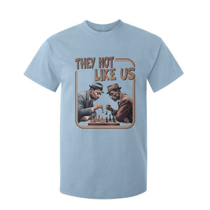 MLK And Malcolm X T Shirt For Kid They Not Like Us Revolutionary Leaders TS12 Light Blue Print Your Wear