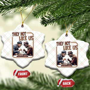 MLK And Malcolm X Ceramic Ornament They Not Like Us Revolutionary Leaders TS12 Print Your Wear