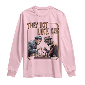 MLK And Malcolm X Long Sleeve Shirt They Not Like Us Revolutionary Leaders TS12 Light Pink Print Your Wear