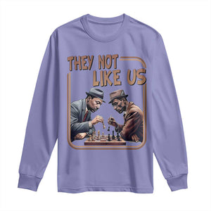 MLK And Malcolm X Long Sleeve Shirt They Not Like Us Revolutionary Leaders TS12 Violet Print Your Wear
