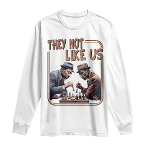 MLK And Malcolm X Long Sleeve Shirt They Not Like Us Revolutionary Leaders TS12 White Print Your Wear