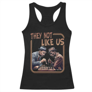 MLK And Malcolm X Racerback Tank Top They Not Like Us Revolutionary Leaders TS12 Black Print Your Wear