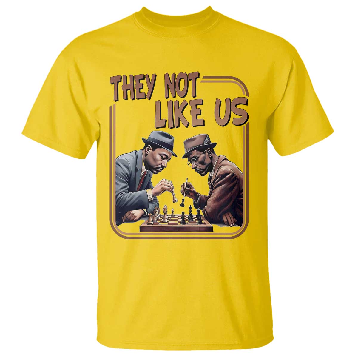 MLK And Malcolm X T Shirt - They Not Like Us Revolutionary Leaders TS12 Daisy Print Your Wear