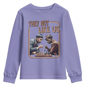 MLK And Malcolm X Youth Sweatshirt They Not Like Us Revolutionary Leaders TS12 Violet Print Your Wear