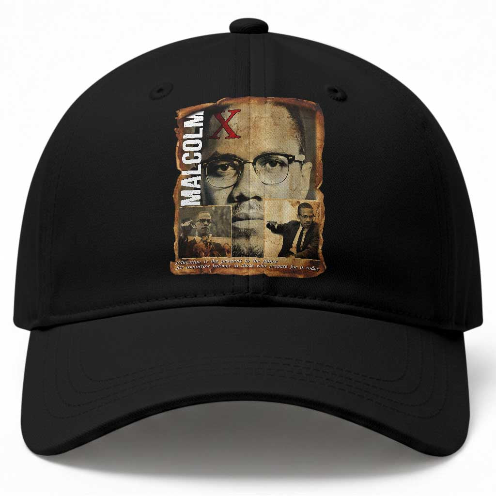 Education Is The Passport To The Future Baseball Cap Malcolm X Quote TS12 Print Your Wear