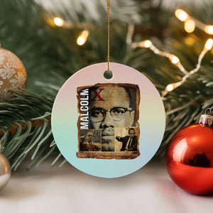 Education Is The Passport To The Future Ceramic Ornament Malcolm X Quote TS12 1pc Pastel Print Your Wear