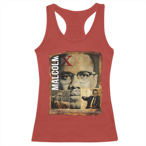 Education Is The Passport To The Future Racerback Tank Top Malcolm X Quote TS12 Red Print Your Wear