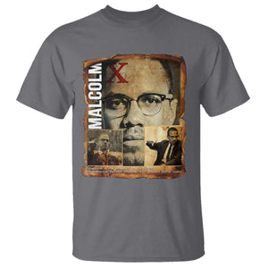 Education Is The Passport To The Future T Shirt Malcolm X Quote TS12 Charcoal Print Your Wear