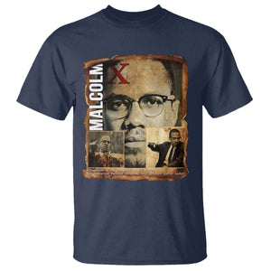 Education Is The Passport To The Future T Shirt Malcolm X Quote TS12 Navy Print Your Wear